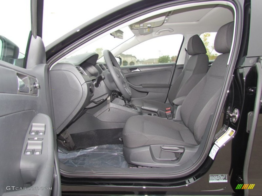 2012 Jetta S Sedan - Black / Titan Black photo #3