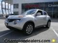 2011 Chrome Silver Nissan Juke SV  photo #1