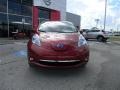 2011 Cayenne Red Nissan LEAF SL  photo #2