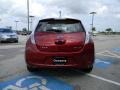 2011 Cayenne Red Nissan LEAF SL  photo #5