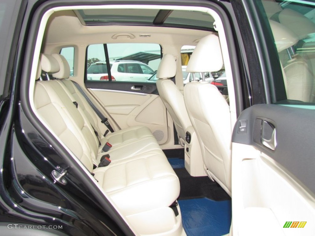 2012 Tiguan SEL - Deep Black Metallic / Beige photo #4