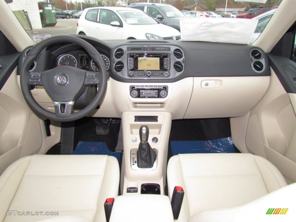 2012 Tiguan SEL - Deep Black Metallic / Beige photo #5