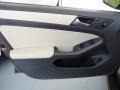 Cornsilk Beige 2012 Volkswagen Jetta SE Sedan Door Panel