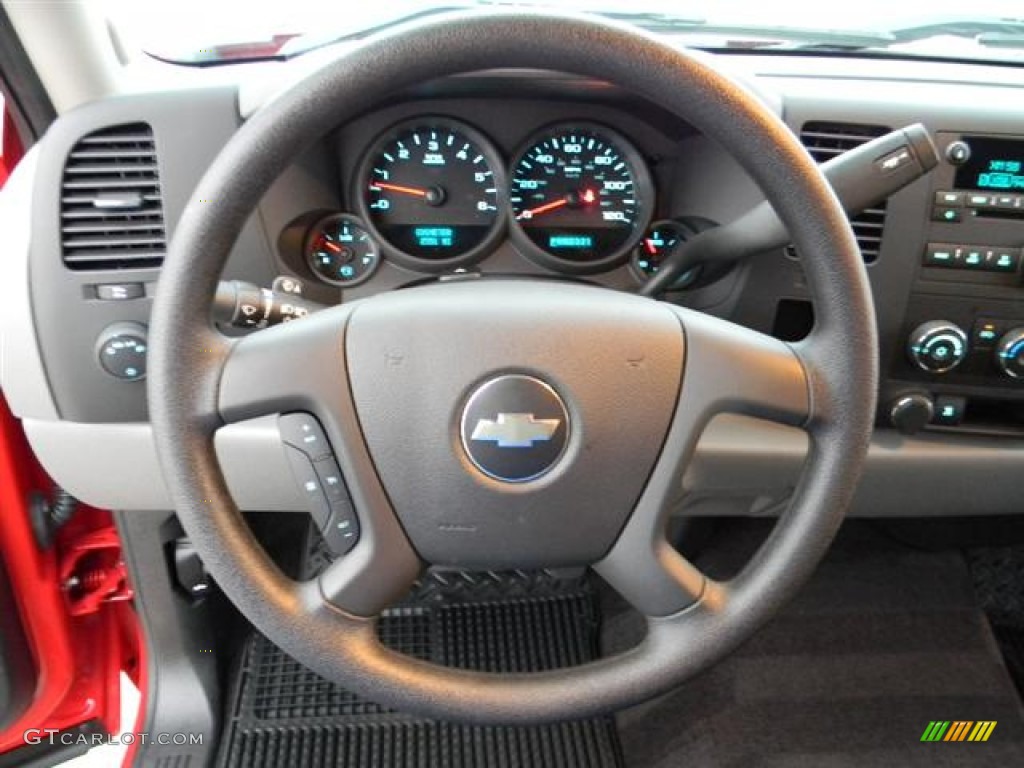 2011 Silverado 1500 LS Crew Cab - Victory Red / Dark Titanium photo #23