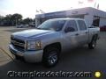 Sheer Silver Metallic - Silverado 1500 LT Crew Cab Photo No. 1