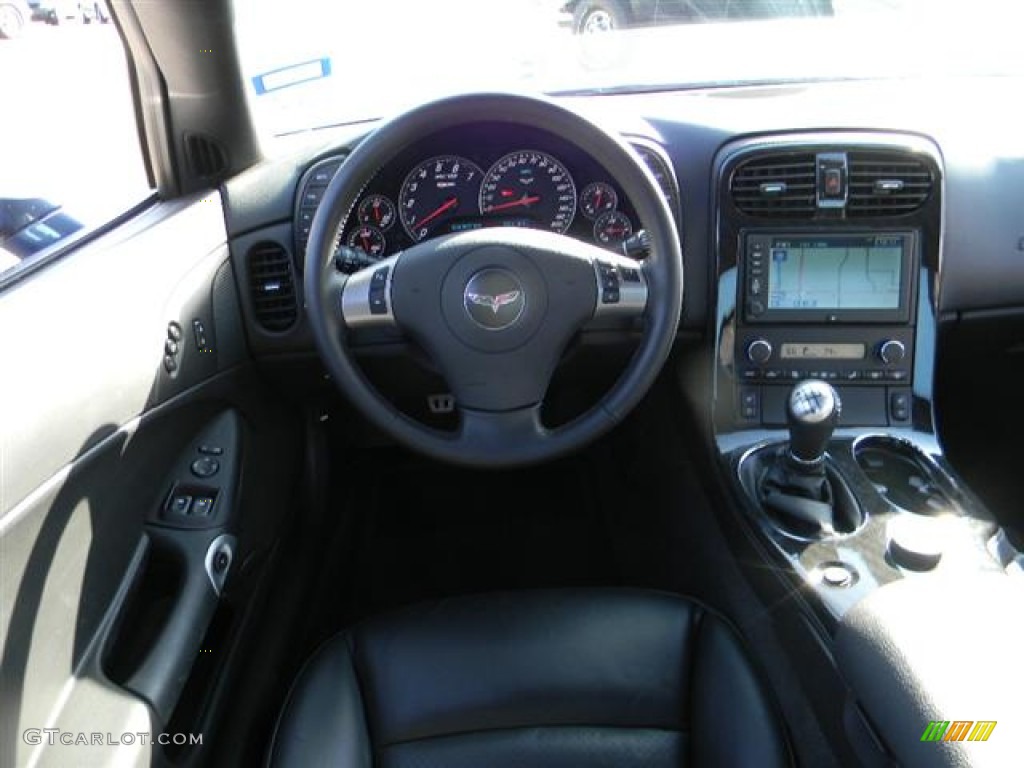 2011 Chevrolet Corvette Z06 Ebony Black Dashboard Photo #57957103