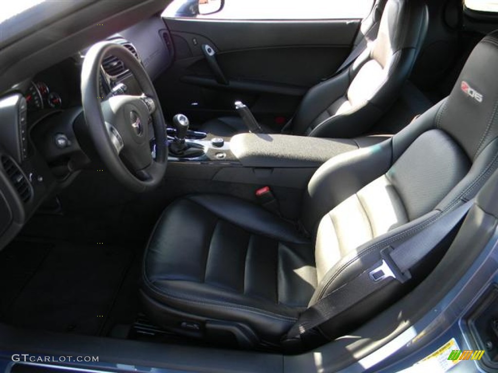 Ebony Black Interior 2011 Chevrolet Corvette Z06 Photo #57957130