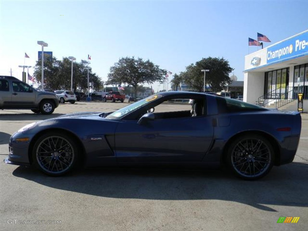 2011 Corvette Z06 - Supersonic Blue Metallic / Ebony Black photo #23