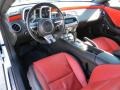 Black/Inferno Orange 2010 Chevrolet Camaro SS/RS Coupe Interior Color