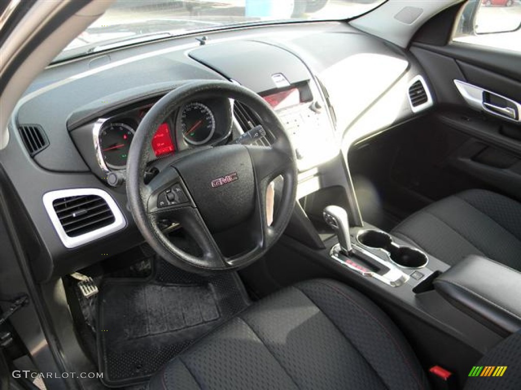 2010 Terrain SLE - Cyber Gray Metallic / Jet Black photo #16