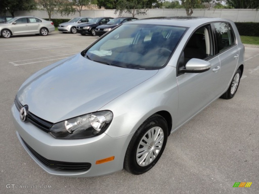 2011 Golf 4 Door - Reflex Silver Metallic / Titan Black photo #7