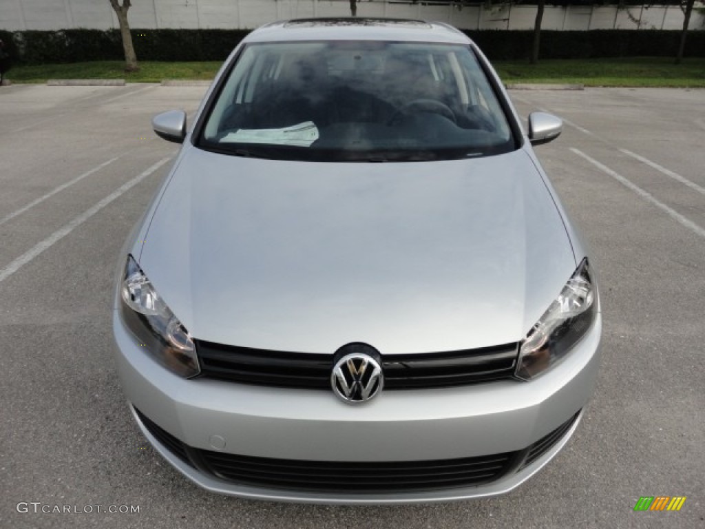 2011 Golf 4 Door - Reflex Silver Metallic / Titan Black photo #8