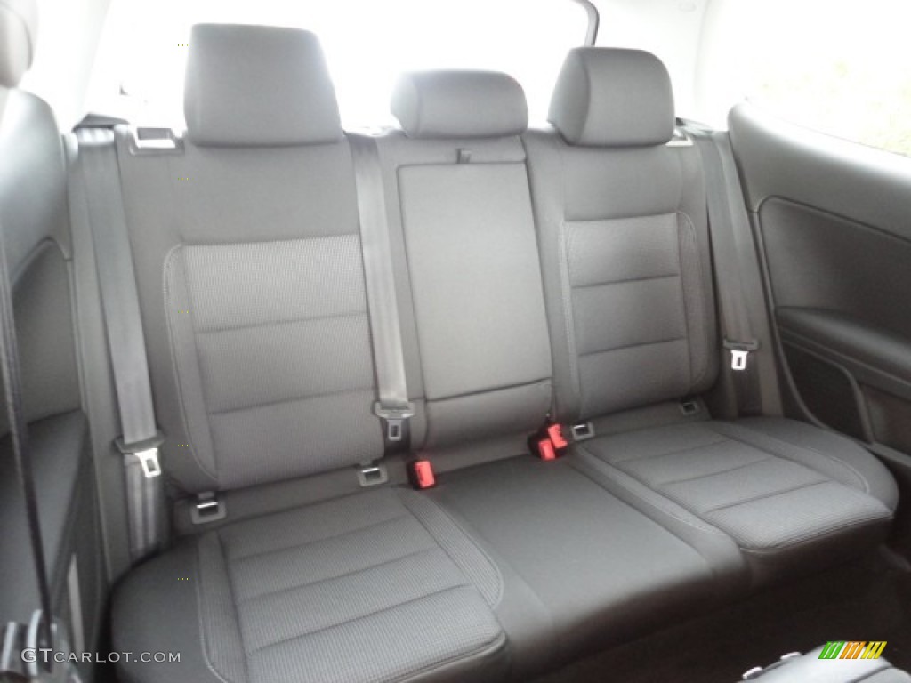Titan Black Interior 2011 Volkswagen Golf 2 Door TDI Photo #57959719