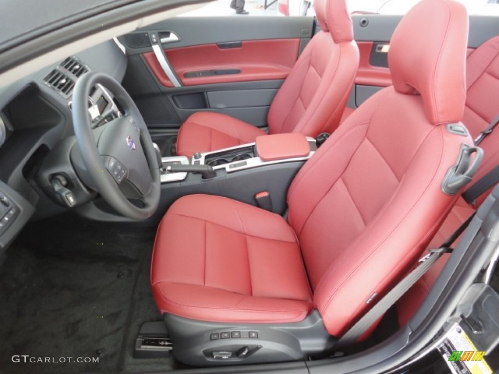 Cranberry Leather/Off Black Interior 2011 Volvo C70 T5 Photo #57959968