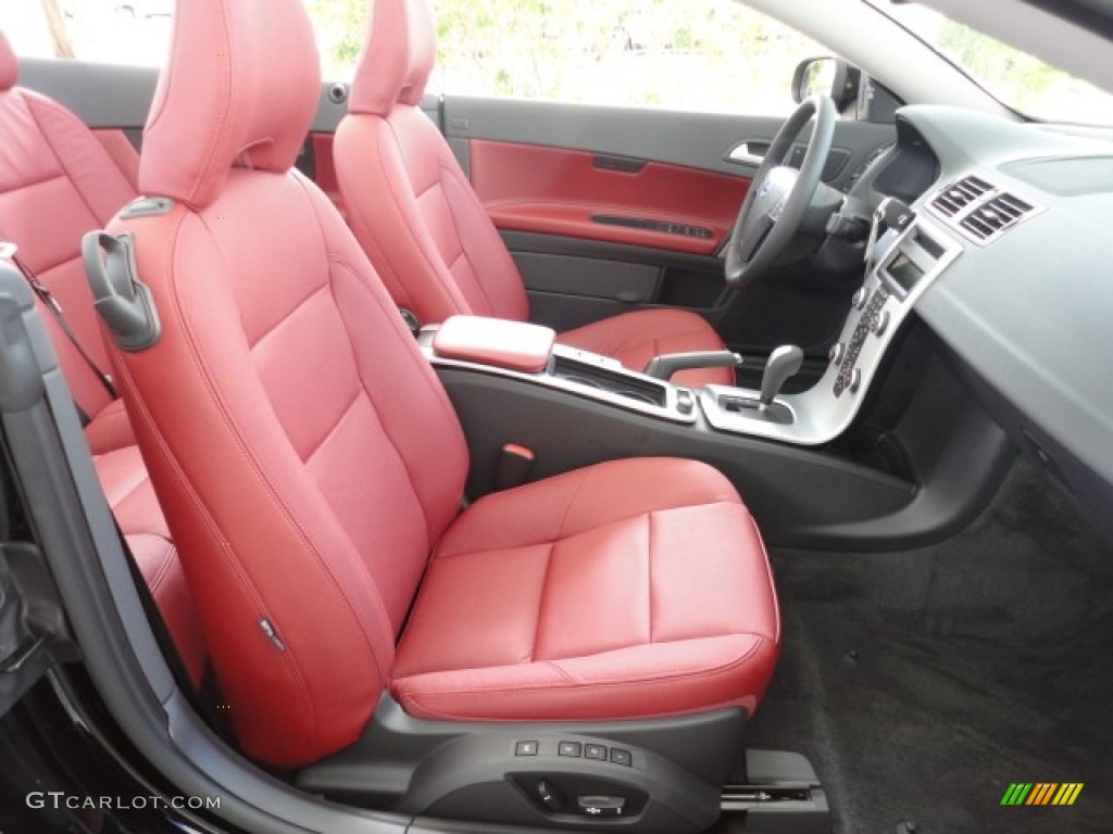 Cranberry Leather/Off Black Interior 2011 Volvo C70 T5 Photo #57959980