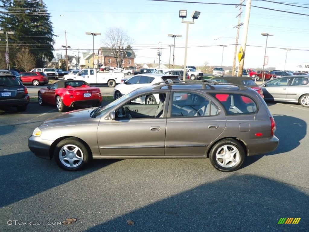 2000 Elantra GLS Wagon - Slate Gray / Gray photo #10