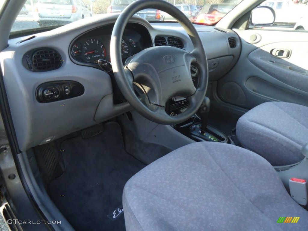 2000 Elantra GLS Wagon - Slate Gray / Gray photo #11