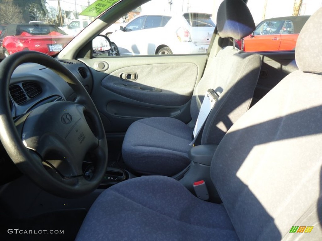 2000 Elantra GLS Wagon - Slate Gray / Gray photo #12