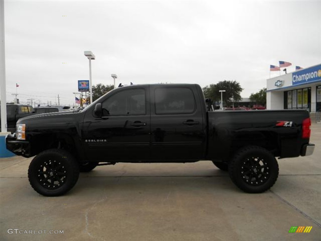 2009 Silverado 1500 LT Z71 Crew Cab 4x4 - Black / Ebony photo #9