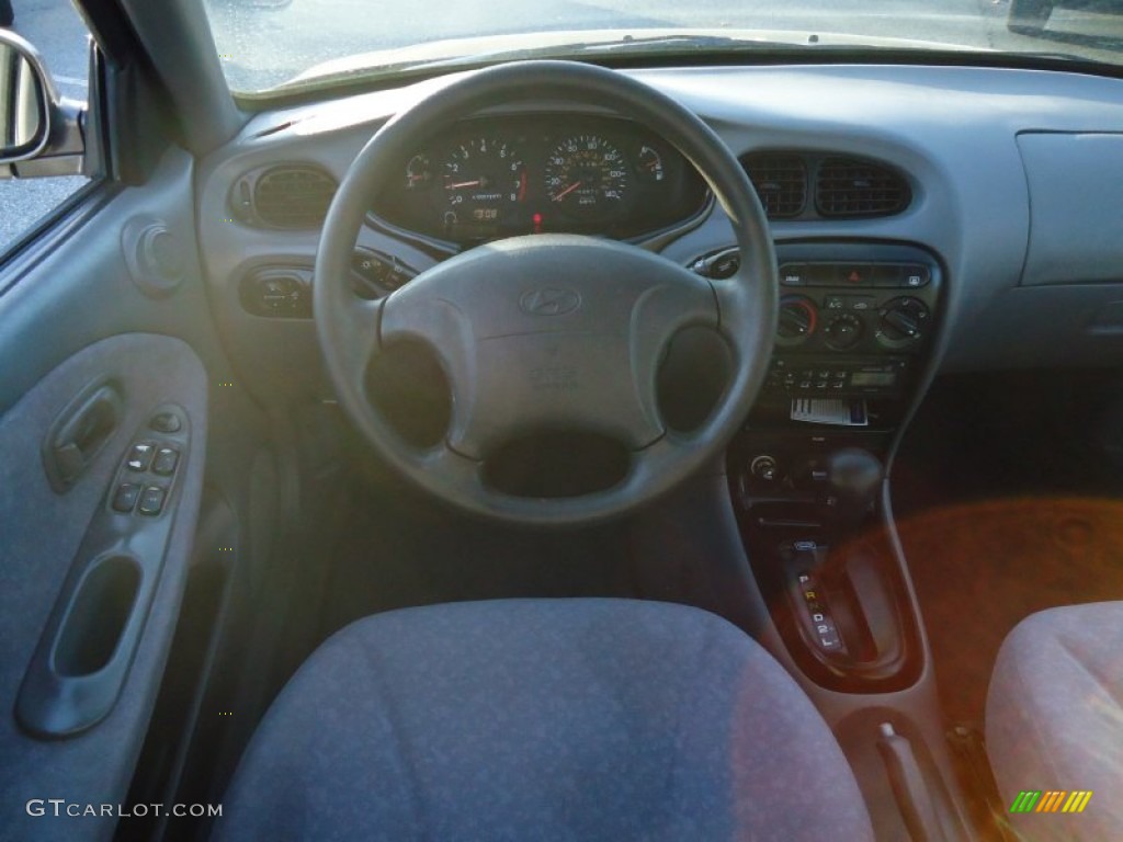 2000 Elantra GLS Wagon - Slate Gray / Gray photo #26