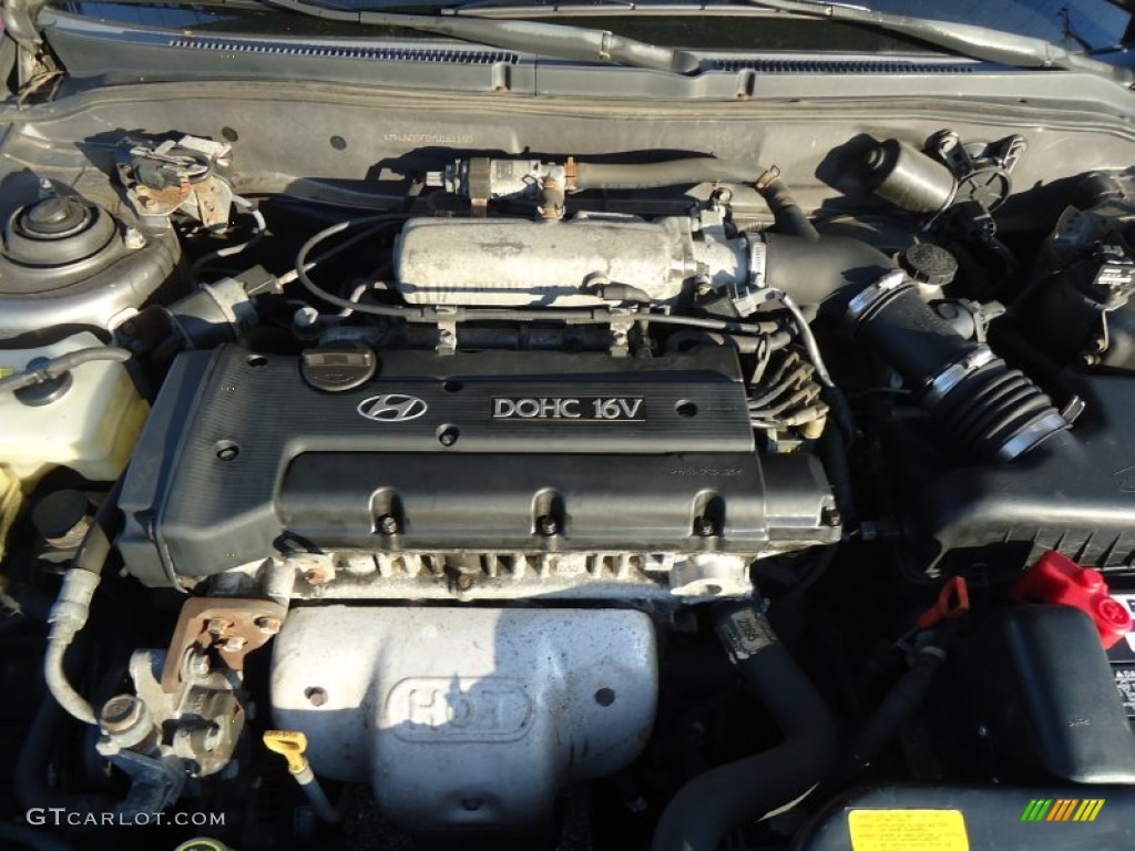 2000 Elantra GLS Wagon - Slate Gray / Gray photo #27