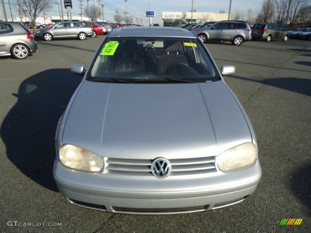 2003 Golf GLS 4 Door - Reflex Silver / Black photo #3