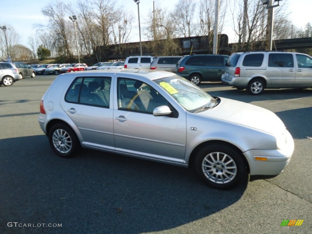 2003 Golf GLS 4 Door - Reflex Silver / Black photo #5