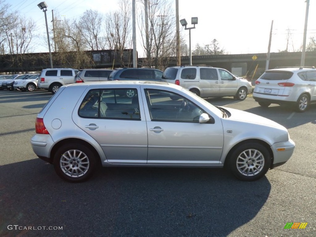 2003 Golf GLS 4 Door - Reflex Silver / Black photo #6