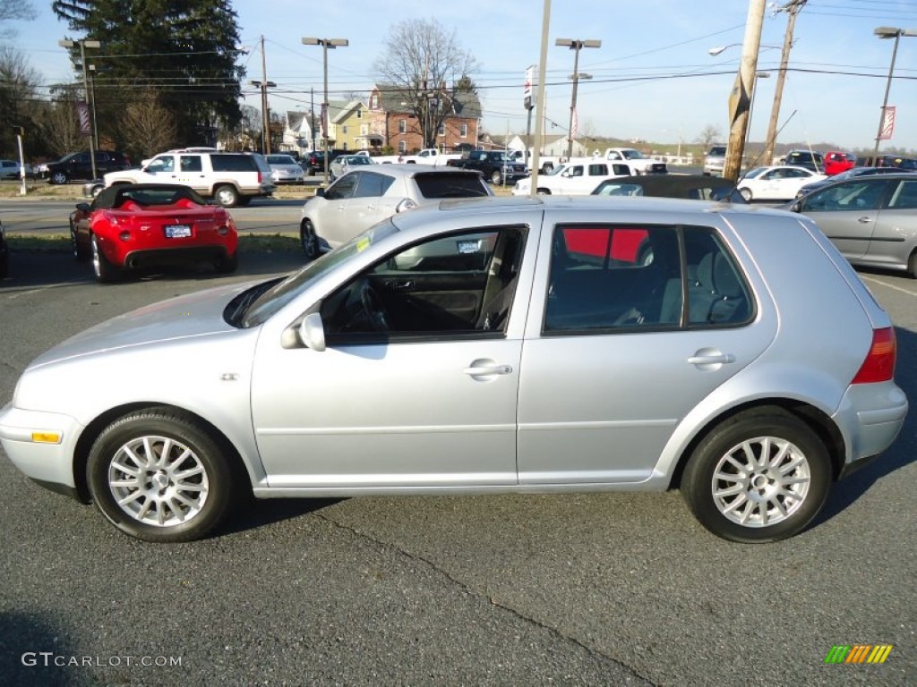 2003 Golf GLS 4 Door - Reflex Silver / Black photo #10