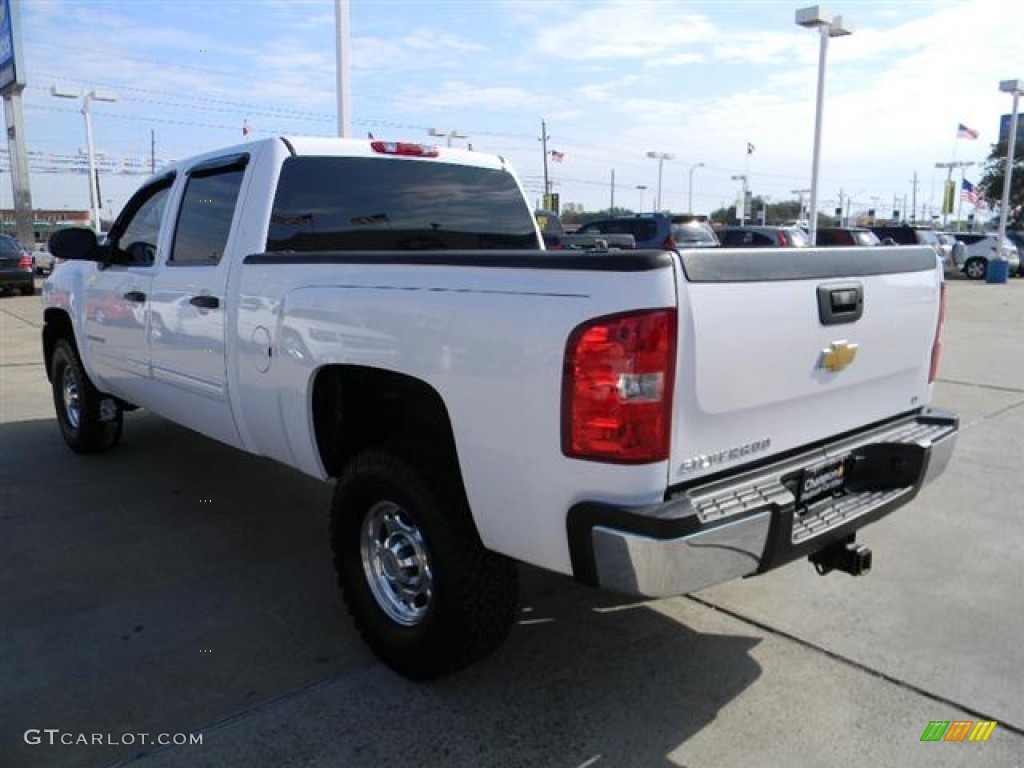 2009 Silverado 2500HD LT Crew Cab - Summit White / Ebony photo #8