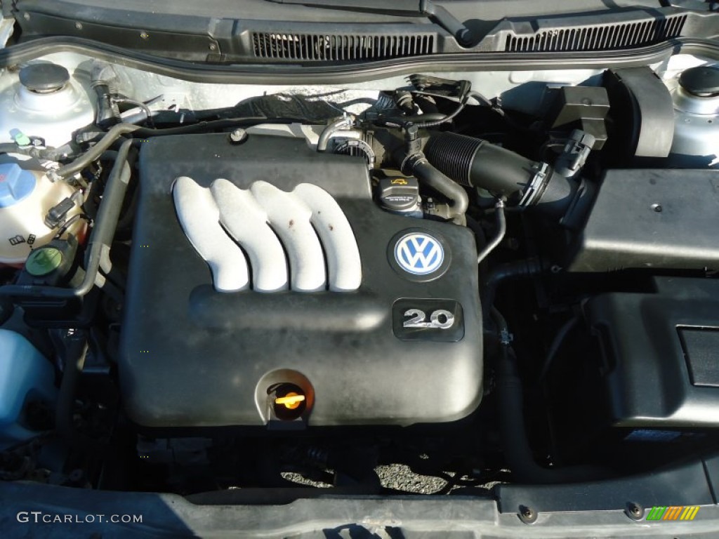 2003 Golf GLS 4 Door - Reflex Silver / Black photo #28