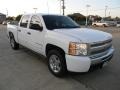 2009 Summit White Chevrolet Silverado 1500 Hybrid Crew Cab  photo #3