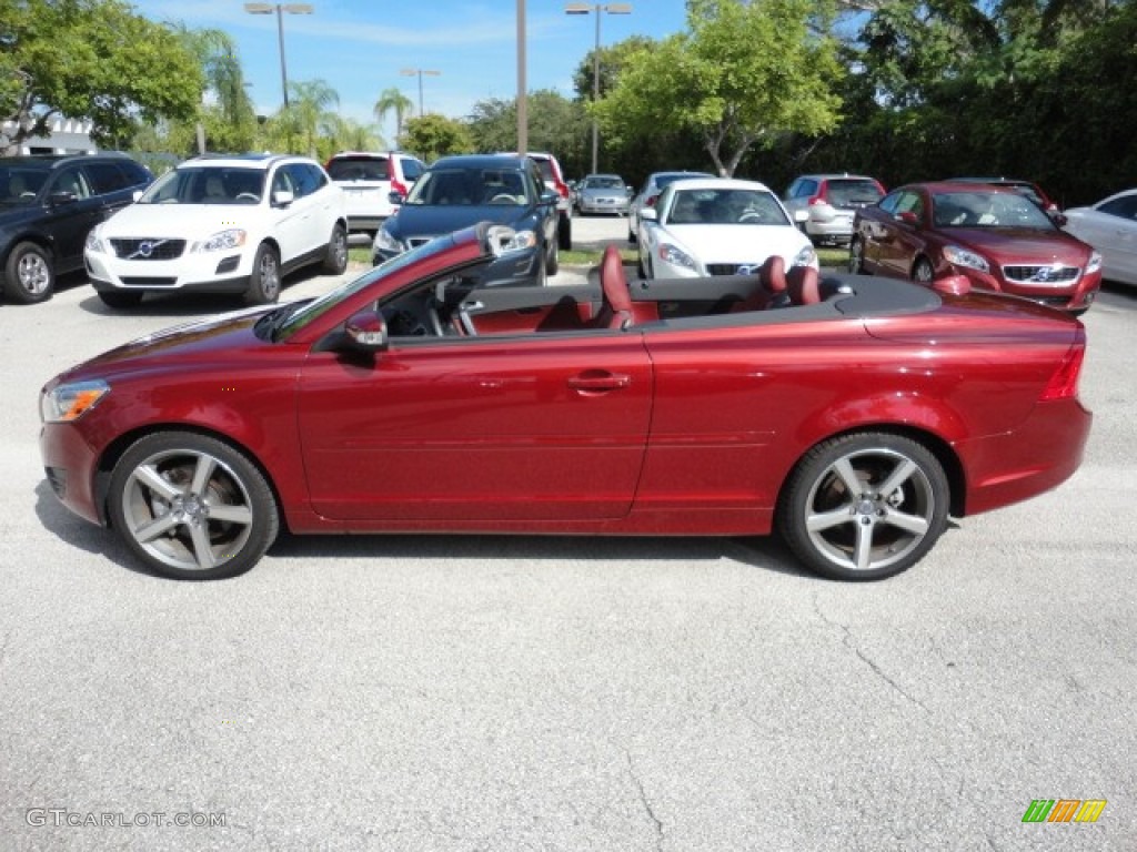 Flamenco Red Metallic 2011 Volvo C70 T5 Exterior Photo #57961690