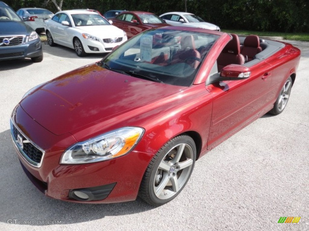 Flamenco Red Metallic 2011 Volvo C70 T5 Exterior Photo #57961699