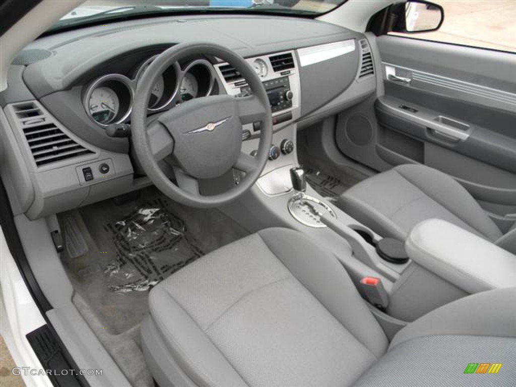 Dark Slate Gray/Light Slate Gray Interior 2008 Chrysler Sebring Touring Convertible Photo #57962831