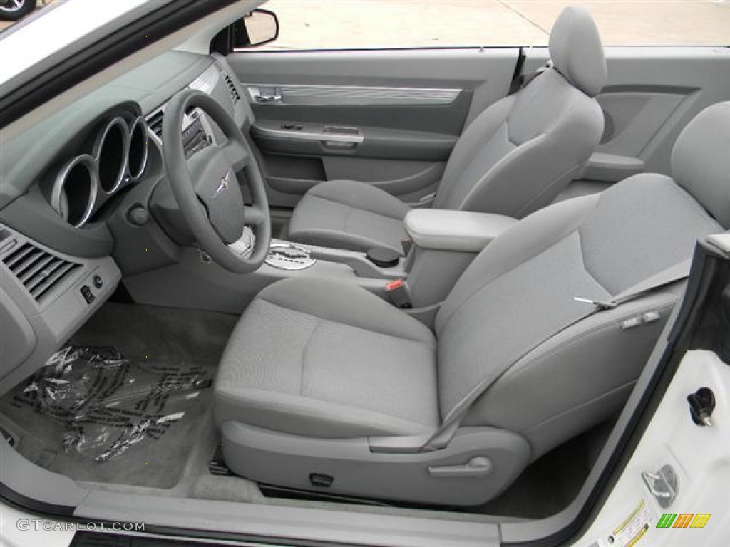 Dark Slate Gray/Light Slate Gray Interior 2008 Chrysler Sebring Touring Convertible Photo #57962837