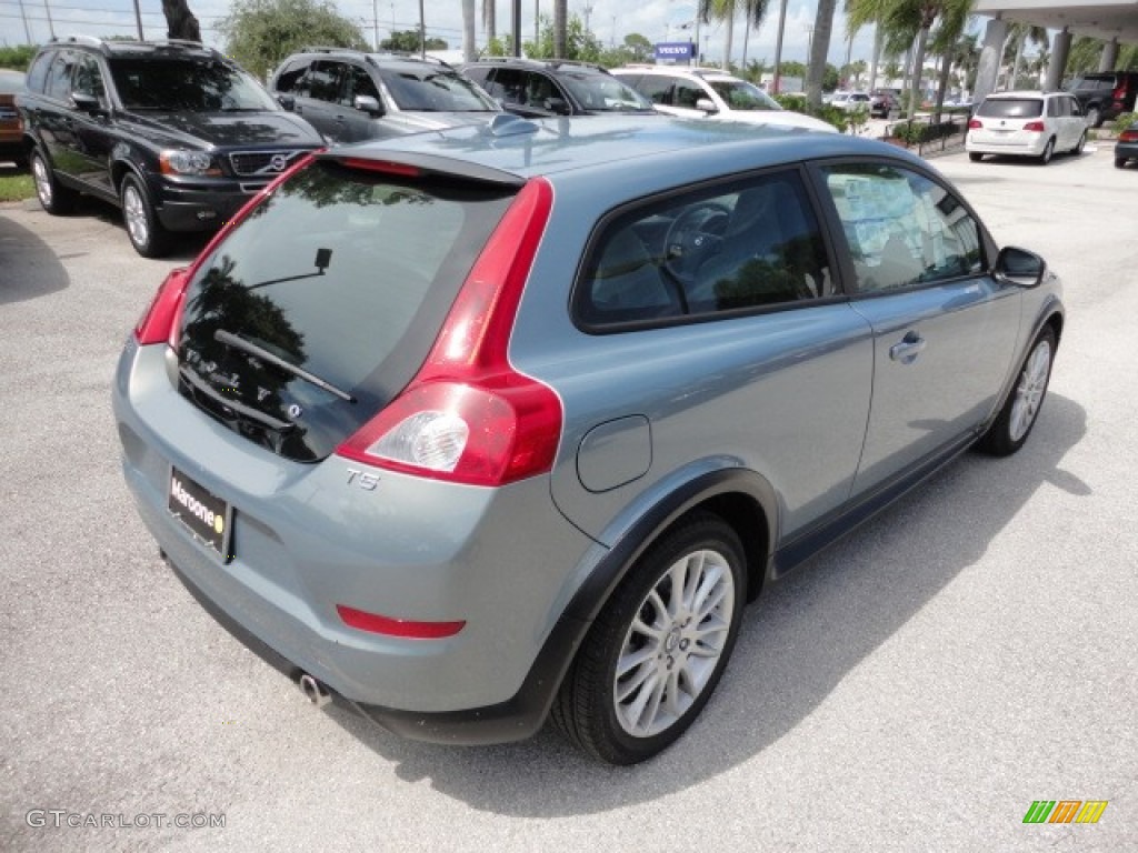 2011 C30 T5 - Chameleon Blue Metallic / Off Black/Blonde T-Tec photo #3