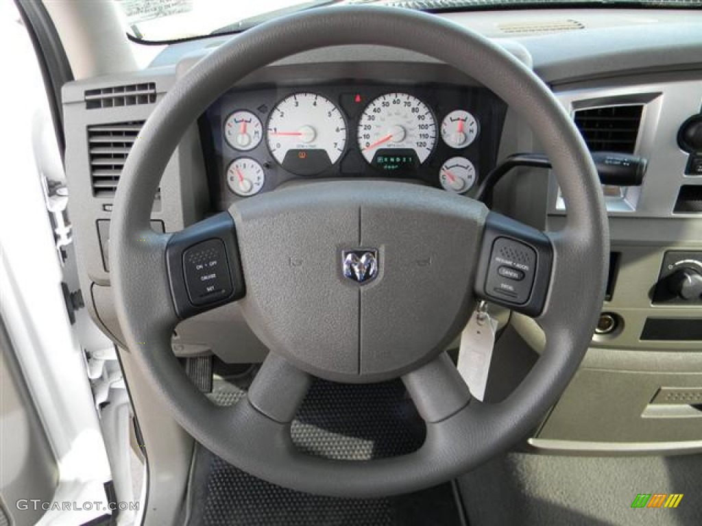 2008 Ram 1500 Lone Star Edition Quad Cab - Bright White / Khaki photo #23