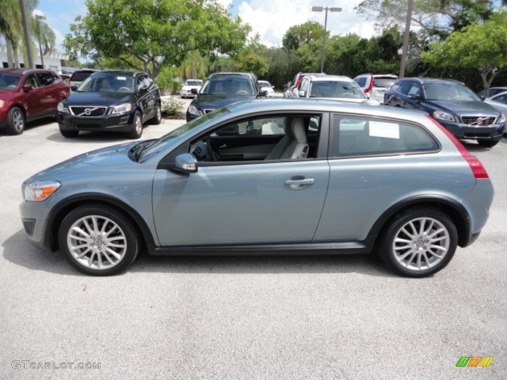 2011 C30 T5 - Chameleon Blue Metallic / Off Black/Blonde T-Tec photo #6