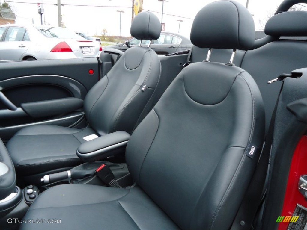 2007 Cooper Convertible - Chili Red / Carbon Black/Black photo #12