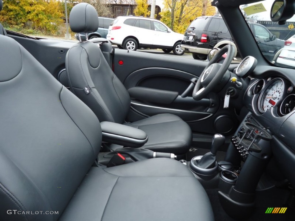 Carbon Black/Black Interior 2007 Mini Cooper Convertible Photo #57963396