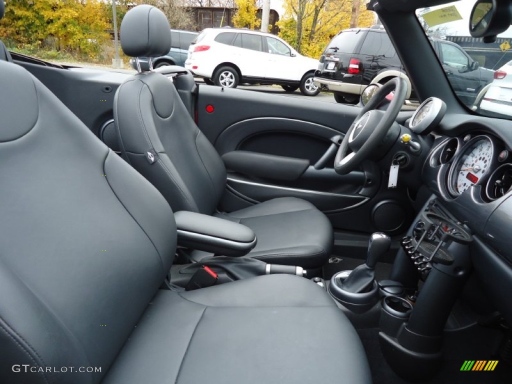 2007 Cooper Convertible - Chili Red / Carbon Black/Black photo #14