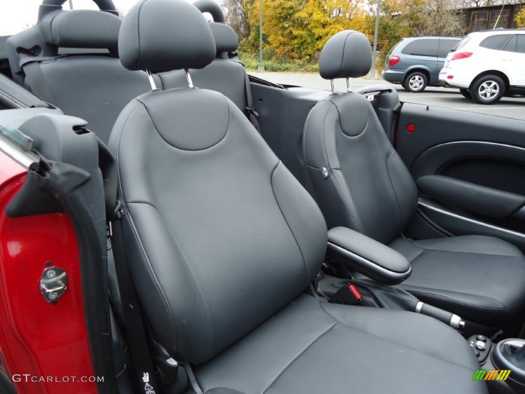Carbon Black/Black Interior 2007 Mini Cooper Convertible Photo #57963406