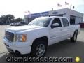 2008 Summit White GMC Sierra 1500 Denali Crew Cab AWD  photo #1