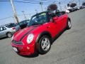 2006 Chili Red Mini Cooper Convertible  photo #2