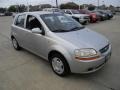 Galaxy Silver Metallic 2004 Chevrolet Aveo LS Hatchback Exterior