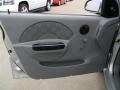 Gray 2004 Chevrolet Aveo LS Hatchback Door Panel