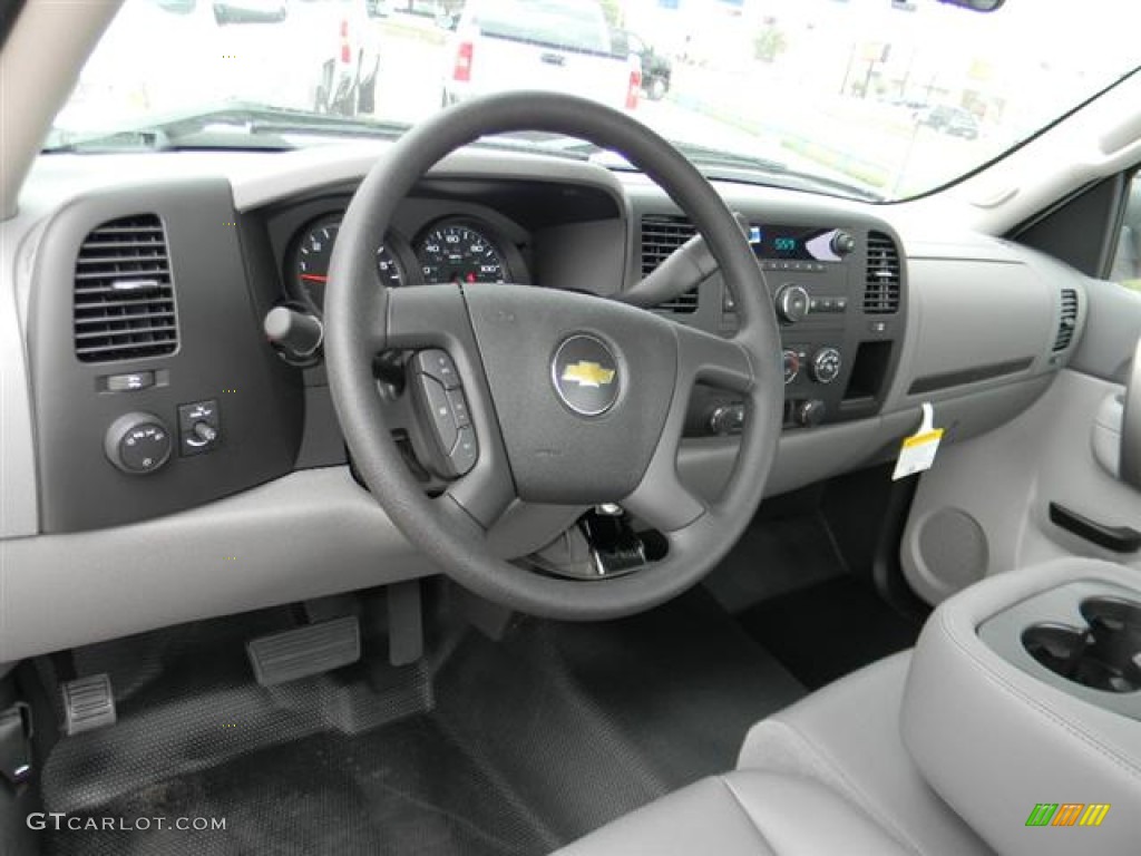 2012 Silverado 1500 LS Regular Cab - Summit White / Dark Titanium photo #11