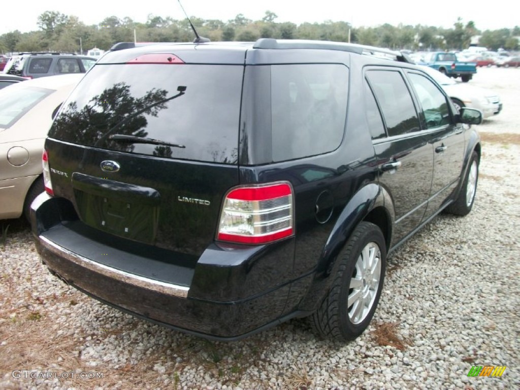 2009 Taurus X Limited - Dark Ink Blue Metallic / Camel photo #8