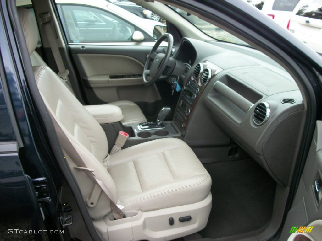 2009 Taurus X Limited - Dark Ink Blue Metallic / Camel photo #11